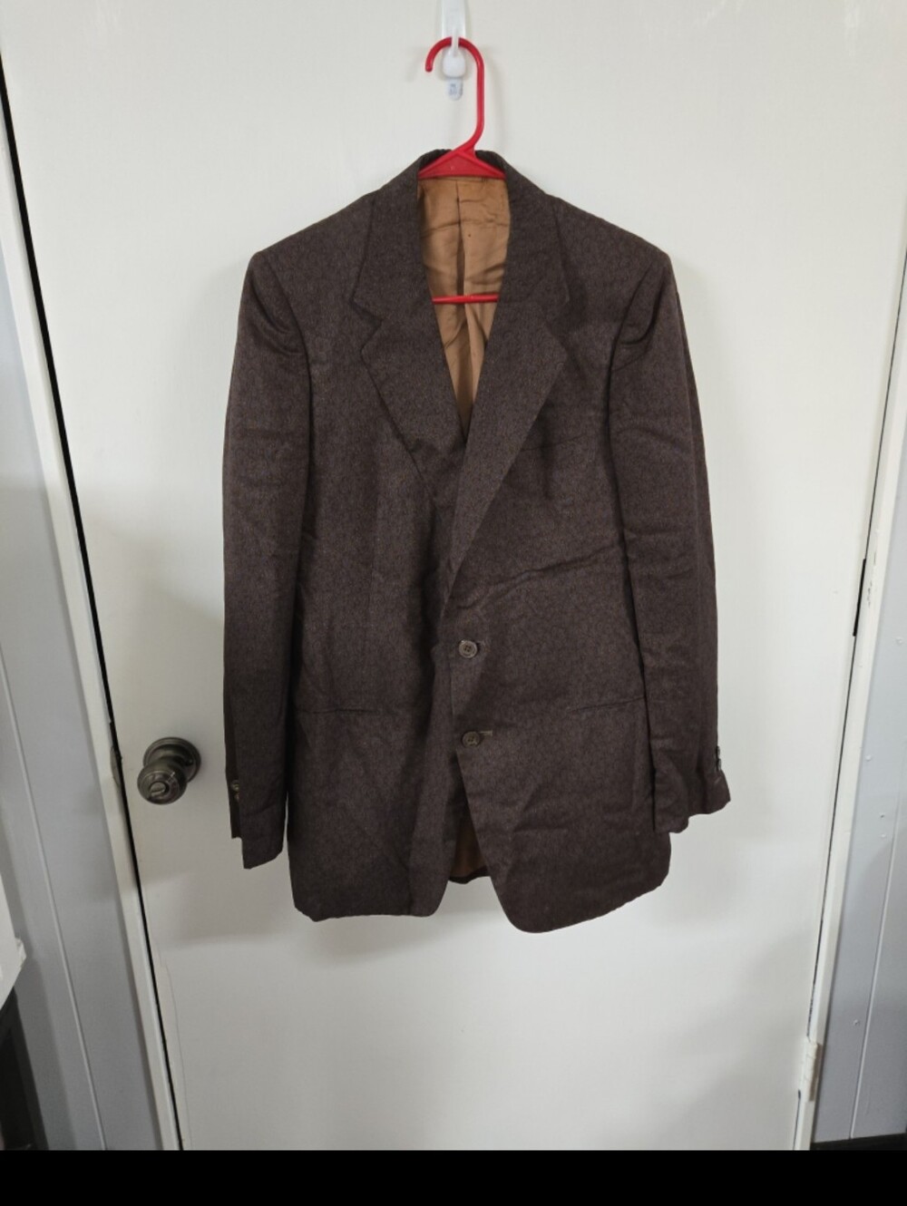 PURE SILK HAND TAILORED IN ITALY DARK GREEN PAISLEY Jacket GORGEOUS